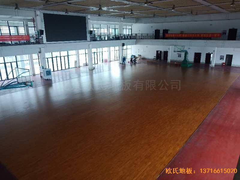 廣西來賓市較好的中學(xué)運(yùn)動(dòng)地板施工案例